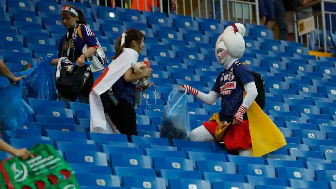 Why Japanese Football Fans Clean Stadiums After Matches: ‘The Brain Is Wired to Do Cleaning’